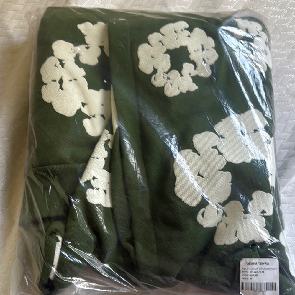 Green Floral Sweater